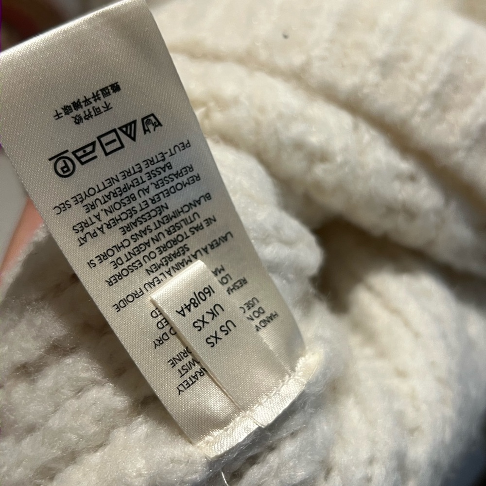 Free People Cream Crew Neck Sweater - Picture 7 of 8